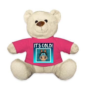 WINTER HORSE RIDING - COLD WEATHER - Teddy Bear - pink - Front