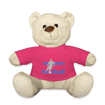 Football - Teddy Bear - pink - Front