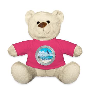 Meer geht immer – Strandlook - Teddy - Pink - Vorne