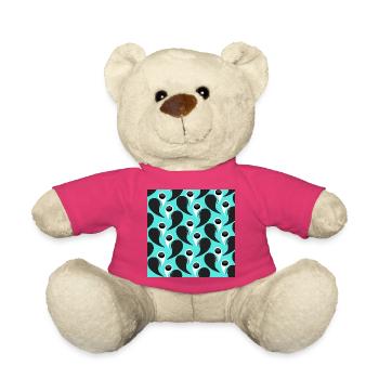 orientalische grafik, Paysleymuster blautöne - Teddy - Pink - Vorne