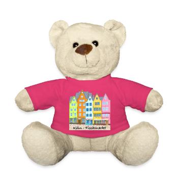 Köln, Fischmarkt, Stapelhäuschen, Deutschland - Teddy - Pink - Vorne