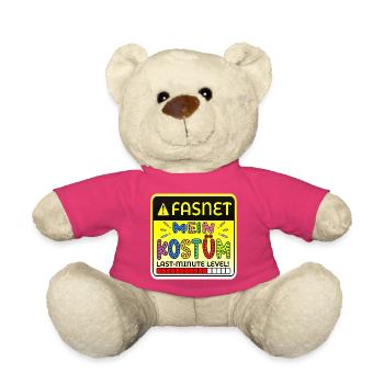 FASNET KOSTÜME - FASTNACHT LAST MINUTE - Teddy - Pink - Vorne