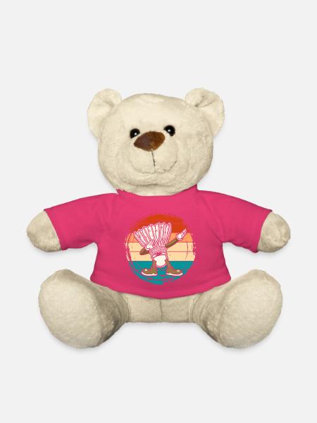 Badminton Dab Dabbing - Teddy - Pink