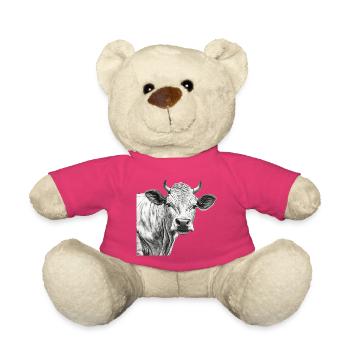 Kuh Charolaise - Teddy - Pink - Vorne