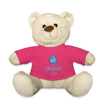 Eau secours - Nounours - rose - Devant