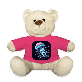 Méduse de dessin animé - Nounours - rose - Devant