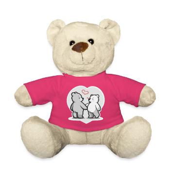 Ours Coeur Dans L’Amour Amour - Nounours - rose - Devant