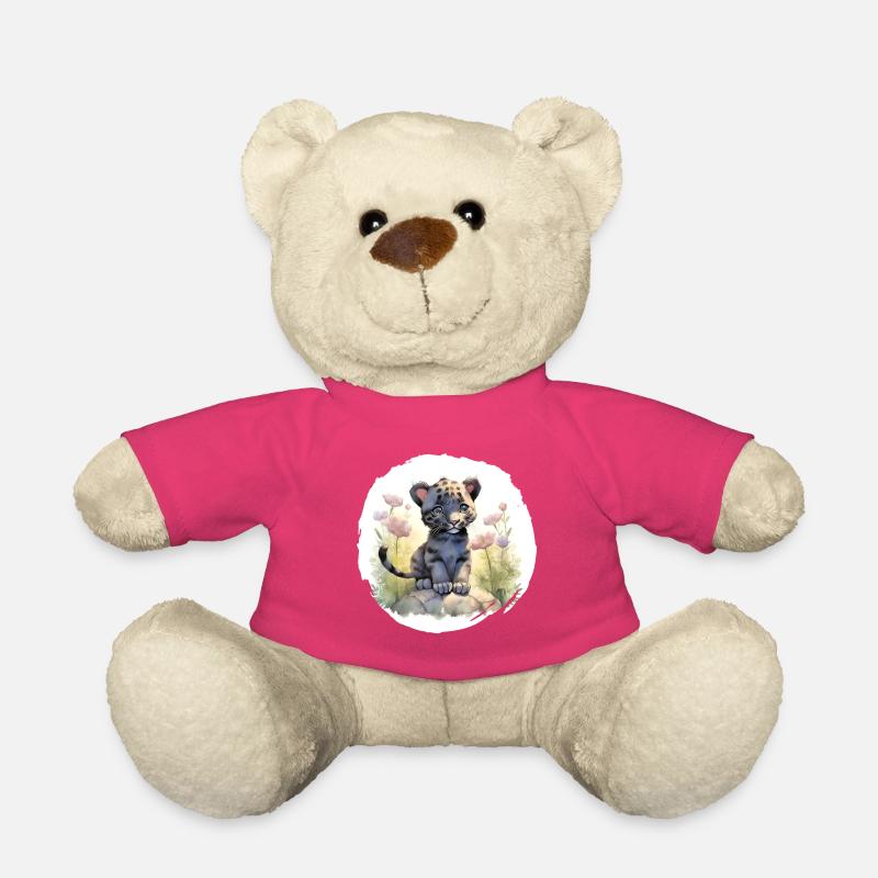 Panther Aquarell - Teddy - Pink