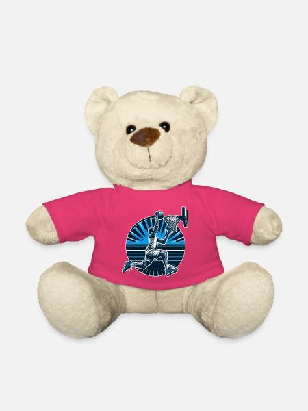 Basketball Dunking Geschenk - Teddy - Pink