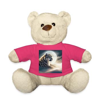 Schneeleopard - Teddy - Pink - Vorne