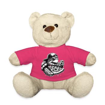 Turtle Pizza Cappy Cadeau - Nounours - rose - Devant