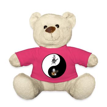 Hardrock vs Akustik Yin Yang alles im Einklang - Teddy - Pink - Vorne