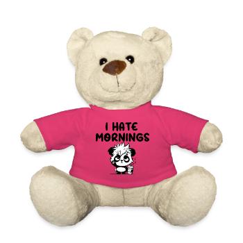 Ich hasse morgendlichen Panda - Teddy - Pink - Vorne
