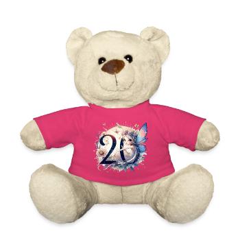 20 ans fée elfe mignon blonde cadeau d’anniversaire - Nounours - rose - Devant