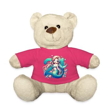 21 ans sirène doux cadeau d’anniversaire - Nounours - rose - Devant