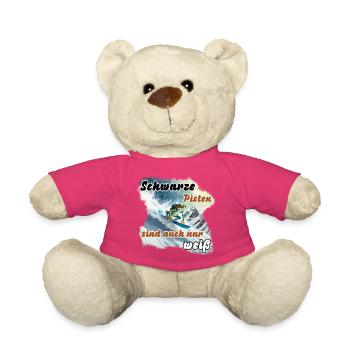 Schwarze Pisten sind auch nur weiß - Teddy - Pink - Vorne