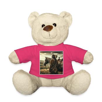 Amérindien - Nounours - rose - Devant