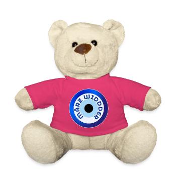 GEBURTSTAG MÄRZ WIDDER - AUGE - Teddy - Pink - Vorne