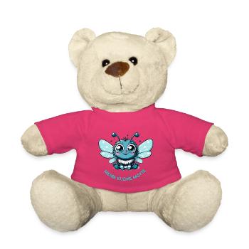 Süße Zauber-Motte | Perfekt für Kids - Teddy - Pink - Vorne