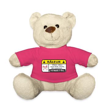 Complaining Danger - Teddy Bear - pink - Front