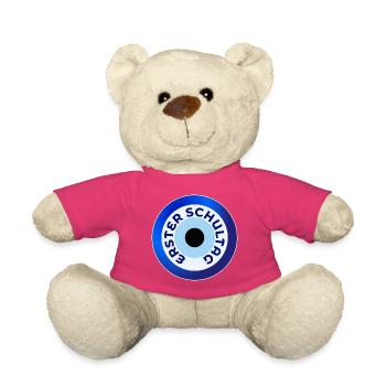 EINSCHULUNG ERSTER SCHULTAG - Teddy - Pink - Vorne