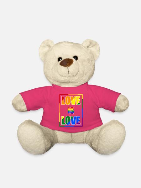 Liebe ist Liebe Pride Statement - Teddy - Pink