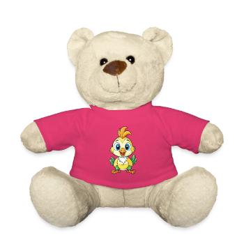 calopsitte mignon personnage de dessin animé Kawaii Clipart - Nounours - rose - Devant