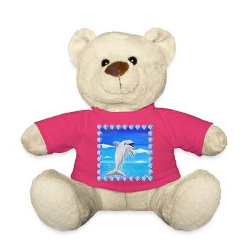 Dauphin effronté - Sonja Ariel von Staden - Nounours - rose - Devant