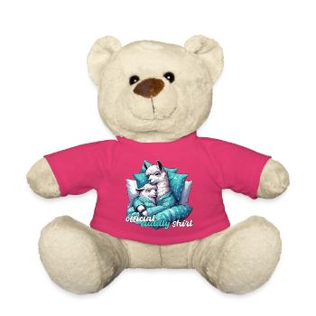 Cadeau officiel de lama, de lama, de lama - Nounours - rose - Devant