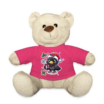 Festive Crow Mischief - Teddy - Pink - Vorne