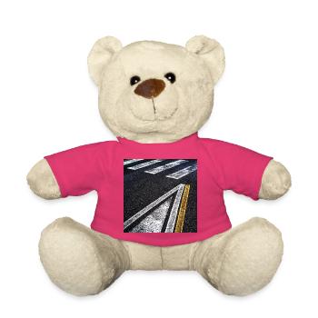 Straßenzeichnungen - Teddy - Pink - Vorne