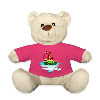 WEIHNACHTEN KÄNGURU SCHLITTEN - Teddy - Pink - Vorne