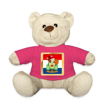 Noël Avocat Padel Tennis Pays-Bas - Nounours - rose - Devant