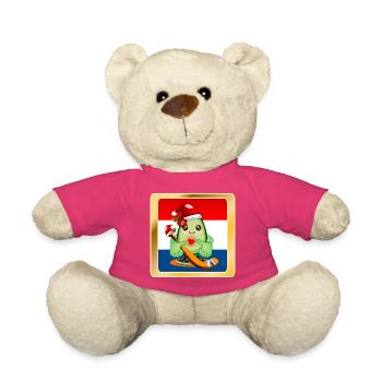 Weihnachtsgeschenke Avocado Eishockeyspieler - Teddy - Pink - Vorne
