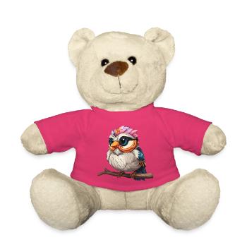 Lebendiges Spektakel der bunten Eule - Teddy - Pink - Vorne