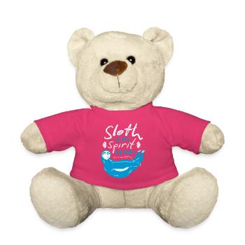 Animal spirituel paresseux – Chill & Relax - Nounours - rose - Devant