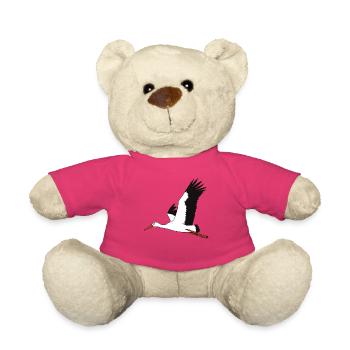 fliegender Storch - Teddy - Pink - Vorne