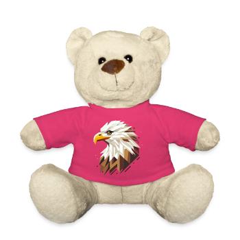 Pygargue à tête blanche géométrique – symbole de force - Nounours - rose - Devant