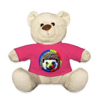 Hedgehog - Teddy Bear - pink - Front