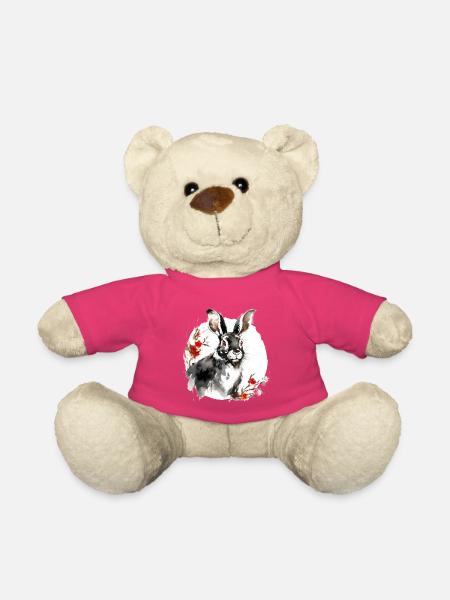 Chinesisches Sternzeichen Hase - Teddy - Pink