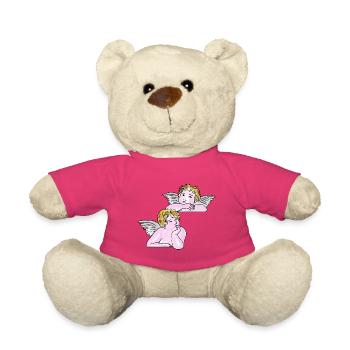 Putten-Strichzeichnungen - Teddy - Pink - Vorne