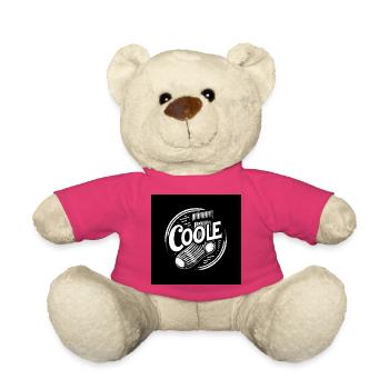 Coole Socke Socken und lustiger Spruch - Teddy - Pink - Vorne