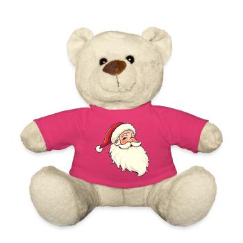 Weihnachtsmann - Teddy - Pink - Vorne