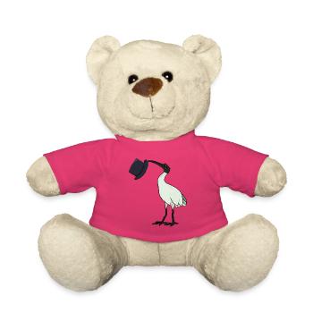 Un poulet Vintage Bin Chicken digne d’un gentleman - Nounours - rose - Devant