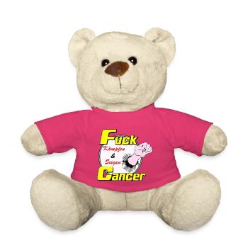 Kämpfen und Siegen gegen Krebs - Teddy - Pink - Vorne