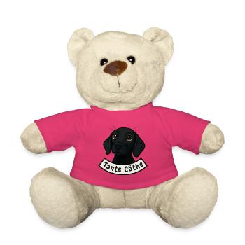 Schweißhund Tante Cäthe - Teddy - Pink - Vorne
