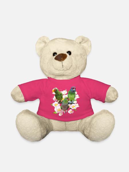 Papageien - Teddy - Pink