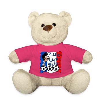 KOMM SCHON, PAPA, VATER, FRANKREICH - Teddy - Pink - Vorne