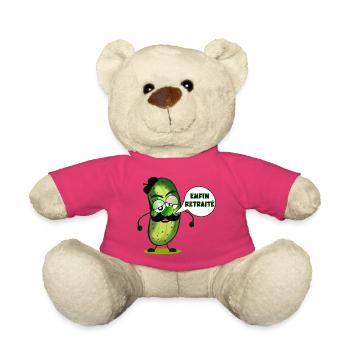 Enfin Retrait Cornichons - Nounours - rose - Devant