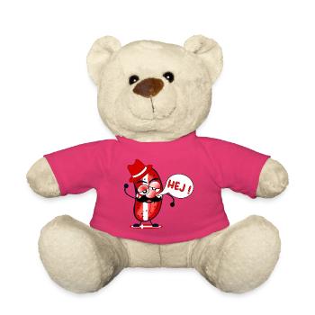 Skandinavische Begrüßung Hallo Dänemark Gurken - Teddy - Pink - Vorne
